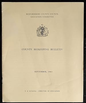 Seller image for County Beekeeping Bulletin September 1963 for sale by Shore Books