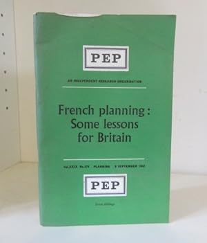 Seller image for French Planning: Some Lessons For Britain for sale by BRIMSTONES
