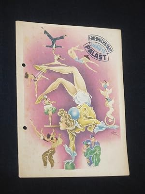 Bild des Verkufers fr Programmheft Friedrichstadt-Palast Berlin November 1949. VARIETE [und] HAFENMELODIE. Musikal. Ltg.: Ralph Zrn, Spielleitung: Rudi Kudoke, Choreografie: Gerda Schultze. Mit 4 Chaludis, 3 Rogals, Deli und Rix Ohli, Rigaro-Duo, Ker Ben & Li, Harald Nielsen, 2 Balladinis; Kurt Pratsch-Kaufmann, Erwin Hartung, Maria Beling, Marianne Pohlenz, Peter Hffner, 2 Tombellys, 2 Fredos zum Verkauf von Fast alles Theater! Antiquariat fr die darstellenden Knste