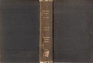 Seller image for Geological Survey of New Jersey: Final Report of the State Geologist; Topography, Magnetism, Climate (Volume II) (Zoology) for sale by Dorley House Books, Inc.