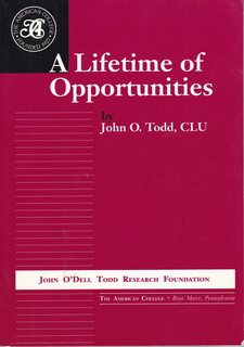 A Lifetime of Opportunities
