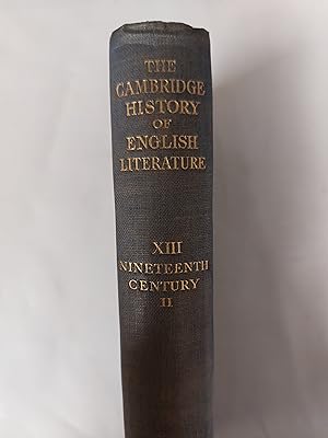 Bild des Verkufers fr The Cambridge History Of English Literature Volume XIII The Nineteenth Century II zum Verkauf von Cambridge Rare Books