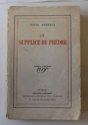 Image du vendeur pour Le supplice de Phdre. mis en vente par Librairie BERTRAN
