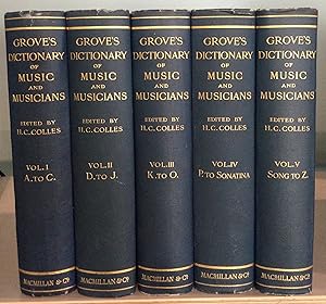 Imagen del vendedor de Groves Dictionary of Music and Musicians a la venta por Reader's Books