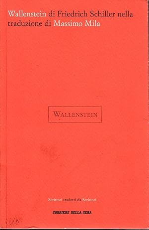 Immagine del venditore per wallenstein venduto da Laboratorio del libro