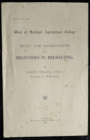 Hints And Instructions To Beginners In Beekeeping