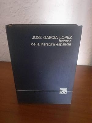 Imagen del vendedor de HISTORIA DE LA LITERATURA ESPAÑOLA a la venta por Librería Maldonado
