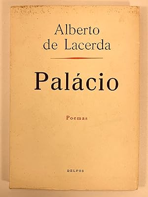 Image du vendeur pour Palacio Poemas mis en vente par Old New York Book Shop, ABAA