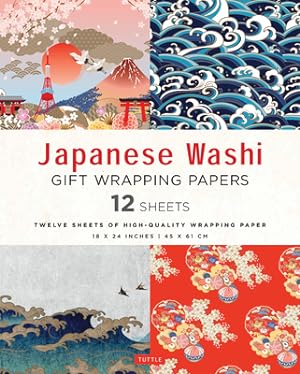 Immagine del venditore per Japanese Washi Gift Wrapping Papers: 12 Sheets of High-Quality 18 X 24" (45 X 61 CM) Wrapping Paper venduto da BargainBookStores