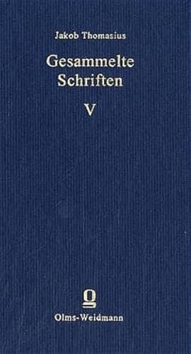 Bild des Verkufers fr Gesammelte Schriften. Bd. 5: Physica. (=Historia Scientiarum). zum Verkauf von Antiquariat Thomas Haker GmbH & Co. KG