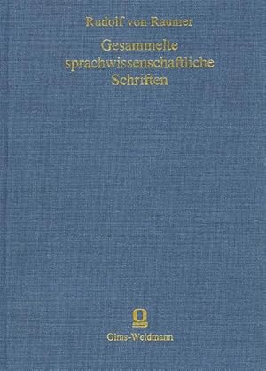 Bild des Verkufers fr Gesammelte sprachwissenschaftliche Schriften. (=Bewahrte Kultur). zum Verkauf von Antiquariat Thomas Haker GmbH & Co. KG