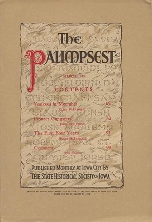 Imagen del vendedor de The Palimpsest - Volume 21 Number 3 - March 1940 a la venta por The Haunted Bookshop, LLC