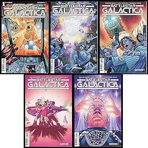 Immagine del venditore per Battlestar Galactica Comics Set 1-2-3-4-5 Lot Cover A Collection Dynamite 2016 venduto da CollectibleEntertainment