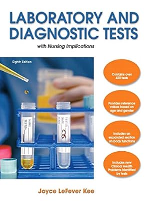 Imagen del vendedor de Laboratory and Diagnostic Tests: with Nursing Implications a la venta por Reliant Bookstore