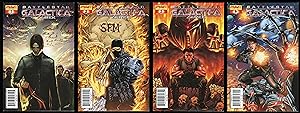 Bild des Verkufers fr Battlestar Galactica Zarek Comics Set 1-2-3-4 Lot Cover B Collection BSG Cyon zum Verkauf von CollectibleEntertainment