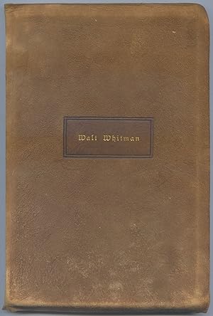 Image du vendeur pour The Essay on Walt Whitman by Robert Louis Stevenson; With A Little Journey to the Home of Walt Whitman by Elbert Hubbard mis en vente par Between the Covers-Rare Books, Inc. ABAA