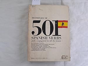 Imagen del vendedor de Dictionary of 501 spanish verbs fully conjugated in all the tensees. a la venta por Librera "Franz Kafka" Mxico.