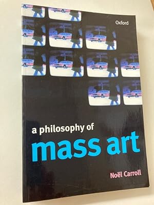 Image du vendeur pour A Philosophy of Mass Art. mis en vente par Plurabelle Books Ltd