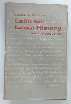 Latin for Local History. An Introduction.