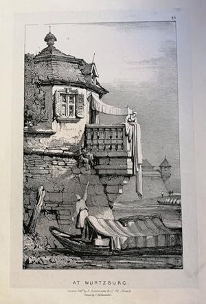 At Wurtzburg. Lithographie v. R. Ackermann & Co, London, printed by O. Halbmandel. 19,5 x 12,5 (B...