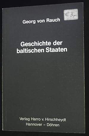 Bild des Verkufers fr Geschichte der baltischen Staaten. zum Verkauf von books4less (Versandantiquariat Petra Gros GmbH & Co. KG)