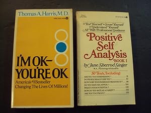 Image du vendeur pour 2 PBs Positive Self Analysis BY Jane Sherrod Singer; I'm OK-You're OK By Thomas A Harris mis en vente par Joseph M Zunno