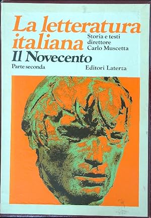 Bild des Verkufers fr La letteratura Italiana 9 Parte 2 Il Novecento zum Verkauf von Librodifaccia
