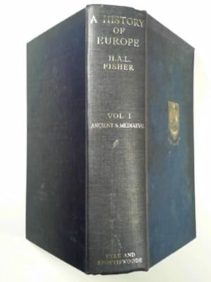 Seller image for A history of Europe, volume one: ancient and mediaeval for sale by Cotswold Internet Books