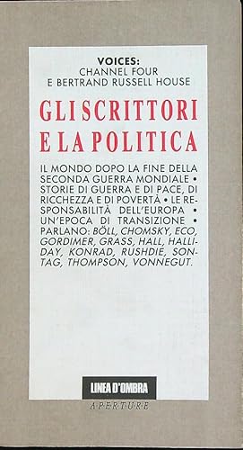 Seller image for Gli scrittori e la politica for sale by Librodifaccia