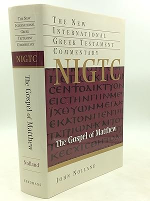 Seller image for THE GOSPEL OF MATTHEW: A Commentary on the Greek Text for sale by Kubik Fine Books Ltd., ABAA