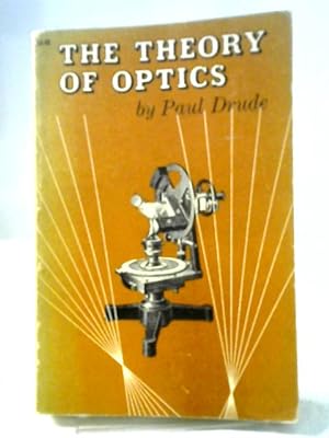 Imagen del vendedor de Theory of Optics a la venta por World of Rare Books