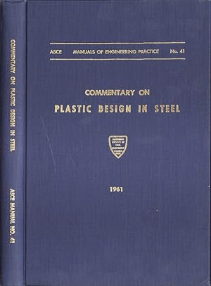 Bild des Verkufers fr Commentary on plastic design in steel zum Verkauf von Biblioteca di Babele
