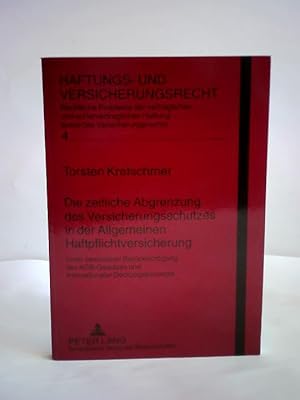 Seller image for Die zeitliche Abgrenzung des Versicherungsschutzes in der Allgemeinen Haftpflichtversicherung. Unter besonderer Bercksichtigung des AGB-Gesetzes und internationaler Deckungskonzepte for sale by Celler Versandantiquariat