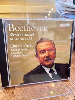 Bild des Verkufers fr Beethoven: Klavierkonzert Nr.5 Es-dur Op.73. Claudio Arrau, Staatskapelle Dresden, Sir Colin Davis. zum Verkauf von Altstadt-Antiquariat Nowicki-Hecht UG