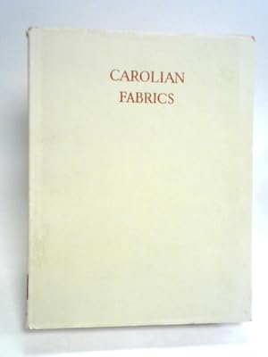 Immagine del venditore per Carolian Fabrics venduto da World of Rare Books