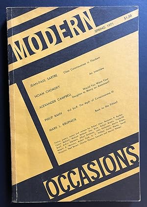 Seller image for Modern Occasions, Volume 1, Number 3 (Spring 1971) for sale by Philip Smith, Bookseller