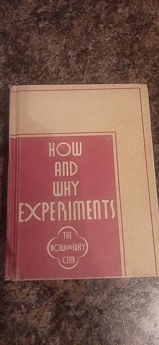 Seller image for How and Why Experiments The How and Why Club for sale by Darby Jones