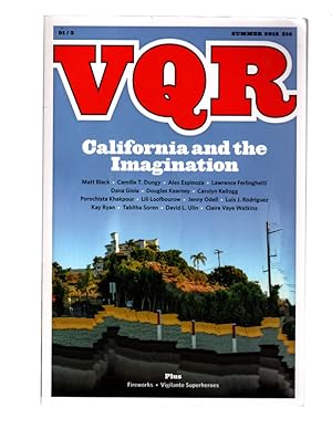 Bild des Verkufers fr VQR The Virginia Quarterly Review, Summer 2015 (vol. 91, number 3): California and the Imagination. zum Verkauf von Once Read Books