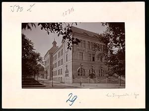 Fotografie Brück, Sohn Meissen, Ansicht Eger, Neue Bürgerschule