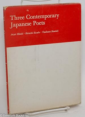 Imagen del vendedor de Three Contemporary Japanese Poets a la venta por Bolerium Books Inc.