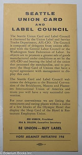 Seattle Union Card and Label Council