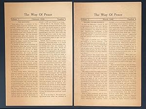 The way of peace [two issues, vol. 1 nos. 3 and 4]