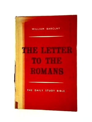 Image du vendeur pour The Letter to the Romans mis en vente par World of Rare Books