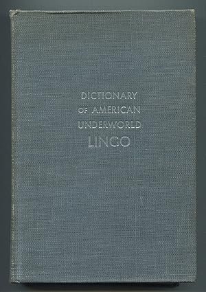 Seller image for Dictionary of American Underworld Lingo for sale by Between the Covers-Rare Books, Inc. ABAA