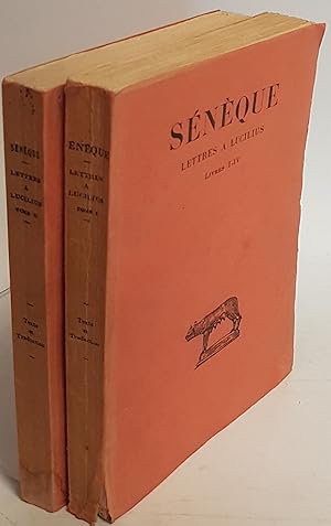 Lettres à Lucilius (2 tomes/ 2 Bände) - Livres I - VII. Texte établi par Francois Prechac;