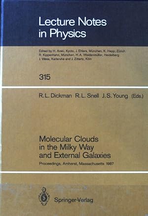 Bild des Verkufers fr Molecular clouds in the milky way and external galaxies : proceedings of a symposium held at the Univ. of Massachusetts in Amherst, November 2 - 4, 1987. Lecture notes in physics ; Vol. 315 zum Verkauf von books4less (Versandantiquariat Petra Gros GmbH & Co. KG)