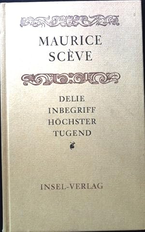 Bild des Verkufers fr Delie Inbegriff hchster Tugend; zum Verkauf von books4less (Versandantiquariat Petra Gros GmbH & Co. KG)