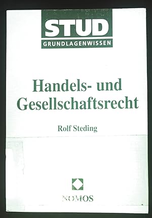 Bild des Verkufers fr Handels- und Gesellschaftsrecht. Stud jur : Grundlagenwissen zum Verkauf von books4less (Versandantiquariat Petra Gros GmbH & Co. KG)