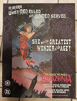 Seller image for AFFICHE WONDER WOMAN AMAZONIA for sale by la petite boutique de bea