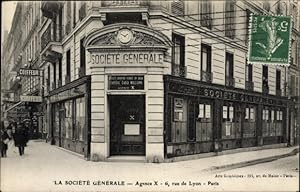 Ansichtskarte / Postkarte Paris, Société Générale, Rue de Lyon